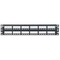 Mini-Com All Metal Shielded Modular Patch Panel