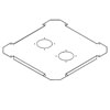 Patch Panel Flat Bottom With Fan Holes
