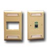 1-Port Single Gang Uni-Frame Faceplate