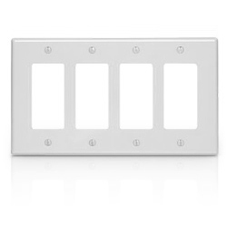 Midway Decora Wallplate - 4 Gang