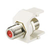NetKey Keystone Module with 75 Ohm F-Type Coax Coupler