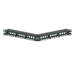 Panduit NetKey 24-Port Flush Mount Angled Modular Patch Panel