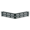 NetKey 48-Port Flush Mount Angled Modular Patch Panel