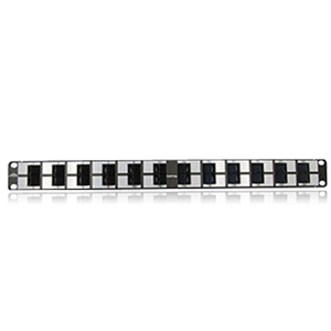Allen Tel 24 Port Cat 5e Angled Patch Panel