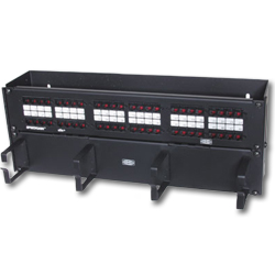 Hubbell SPEEDGAIN Universal 48 Port Hinged Patch Panel (T568A/T568B)