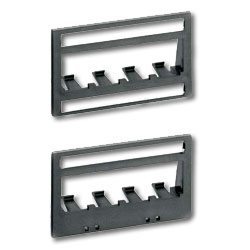 Panduit Mini-Com Ultimate ID Patch Panel Faceplates for Modular Patch Panel Frames (2pk)