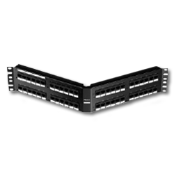 Panduit DP5e Angled Punchdown Patch Panels (24 Port, 1 RU)