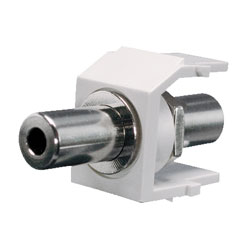 Panduit NetKey Keystone Module with 3.5mm Stereo Headset Coupler