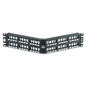 Panduit NetKey 48-Port Flush Mount Angled Modular Patch Panel