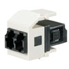 Netkey Keyed A Duplex LC Adapter Module with Zirconia Split Sleeves