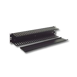 ICC Horizontal 24 Slot Finger Duct Panel, 2 RMS